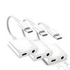3-Pack USB C To 3.5mm Headphone and Charger Adapter, 2-in-1 Type C To Aux Jack Dongle Cable Cord with PD Fast Charging for iPhone 16 Pro/15 Pro Max,