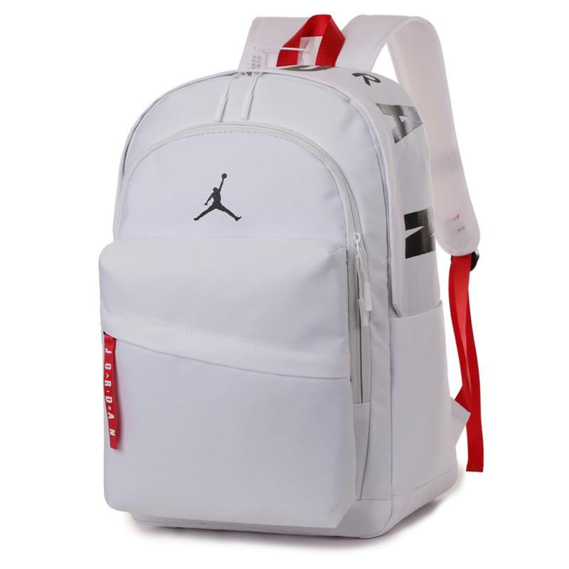 Solid Color Air Pattern Student Backpack Curved Straps Schoolbag Gift