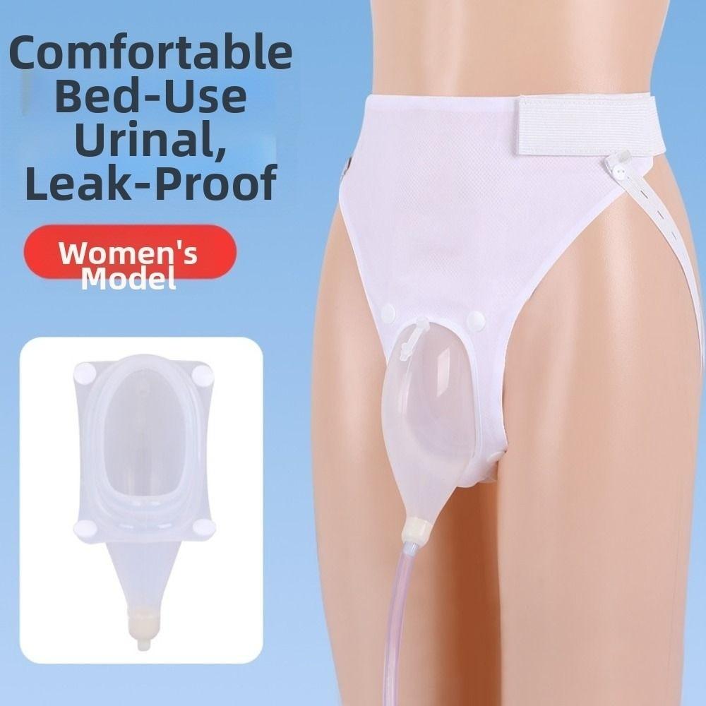 Wielorazowy Urinal Uchwyt na Mocz Silikonowy Worek do Drenażu Moczowego Noszony Urinal Kemping