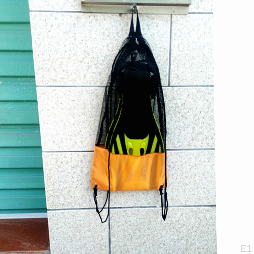 Storage Bag For Snorkel Scuba Diving Mask Carrying Mesh Floss