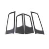 For Hyundai Tucson 2015 2016 2017 2018  Accessories Car ABS Interior 4pcs Carbon Fiber Texture Door Bowl Frame Trim