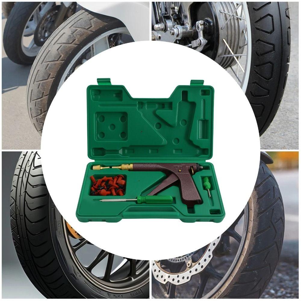 Wear Resistant Tire Repair Rapidplug Kit With Mushroom Plugs Tire Maintenance Tool  Motorcycle