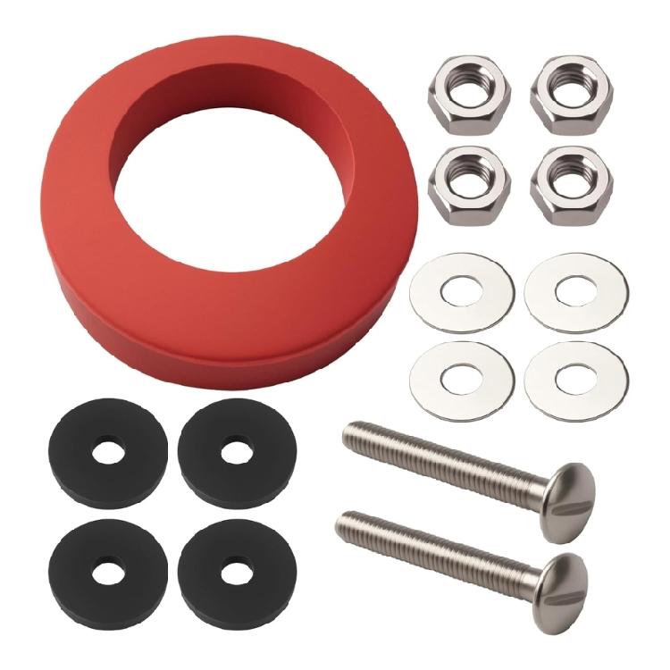 

Toilet Tanks Fastener Kits With Rubber Gaskets Rustproof Stainless Steel Bolts For Secure Toilet Tanks to Bowl Repair Kits 1