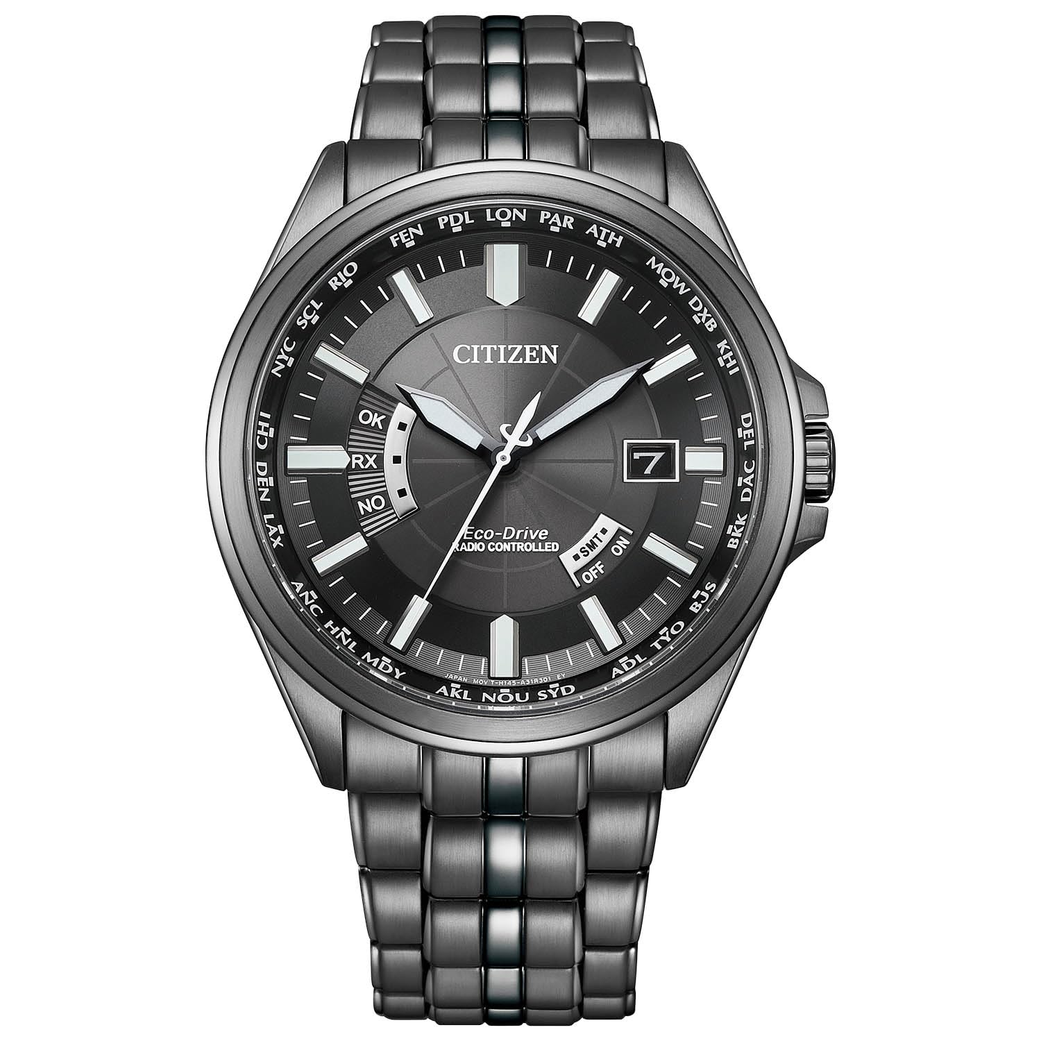 

Годинник Citizen Collection Photovoltaic Radio Controlled Watch Waterproof Black Color Black NIGHT COLOR EDITION Black [Citizen] Eco-Drive CB0294-54E чорний