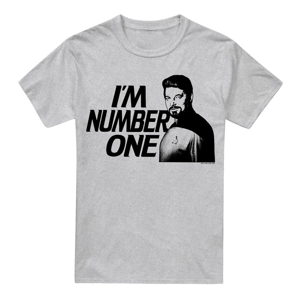 

Футболка Star Trek Im Number One S-2XL, Спортивный меланж 3XL