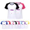 5527 Jungen Mädchen Loded Windel Aufdruck Raglanärmel T-Shirt