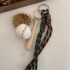 Elegant Baseball Keychain Bag Charm Practical Metal Key Holder Bags Pendant Stylish Purse Accessory For Women