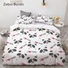 3D Cartoon Kids Bedding Set For children/baby,Custom/King/Europe/USA Duvet Cover Set,Quilt/Blanket Cover Set,panda Bedclothes