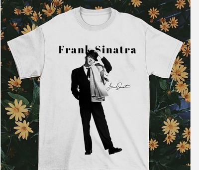 Nieuwe Zeldzame Frank Sinatra Collectie Zanger Mannen Alle Maten Shirt Unisex T-shirt