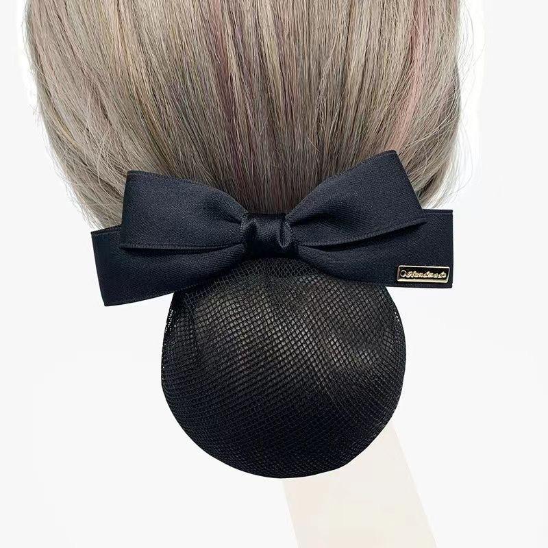 Professional Hair Net Bowknot Clip for Nurses and Flight Attendants