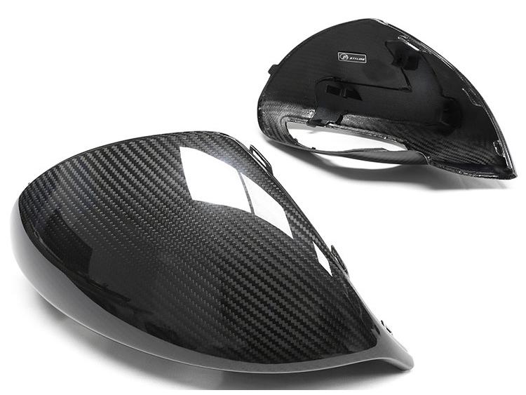 Porsche 911/991.2 GT2/3 Dry Carbon Fiber Replacement Rearview Mirror Cover