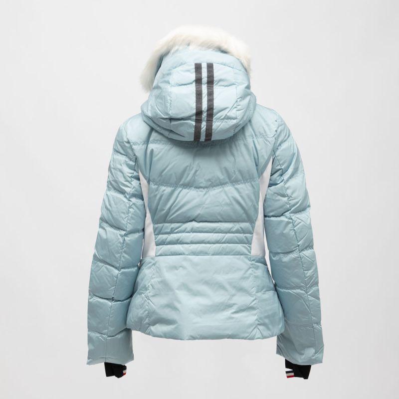 Women's ROSSIGNOL Faux Fur Hooded Ski Jacket with Logo