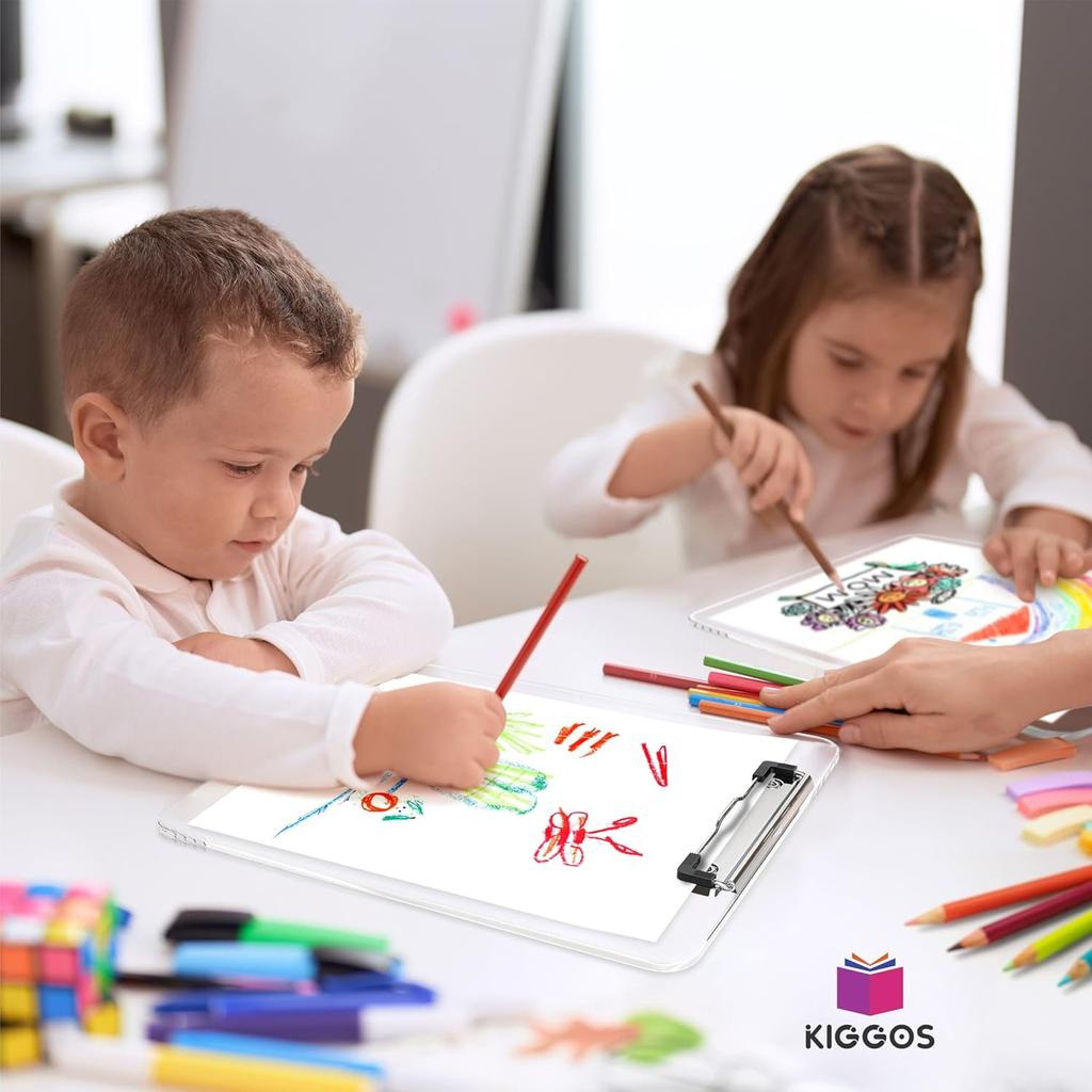 Simples A4 A5 A6 Bill Clipboard Bloco de notas Clip Board Folha solta Caderno Arquivo Grampos de escrita Suporte de papel Material escolar de escritório
