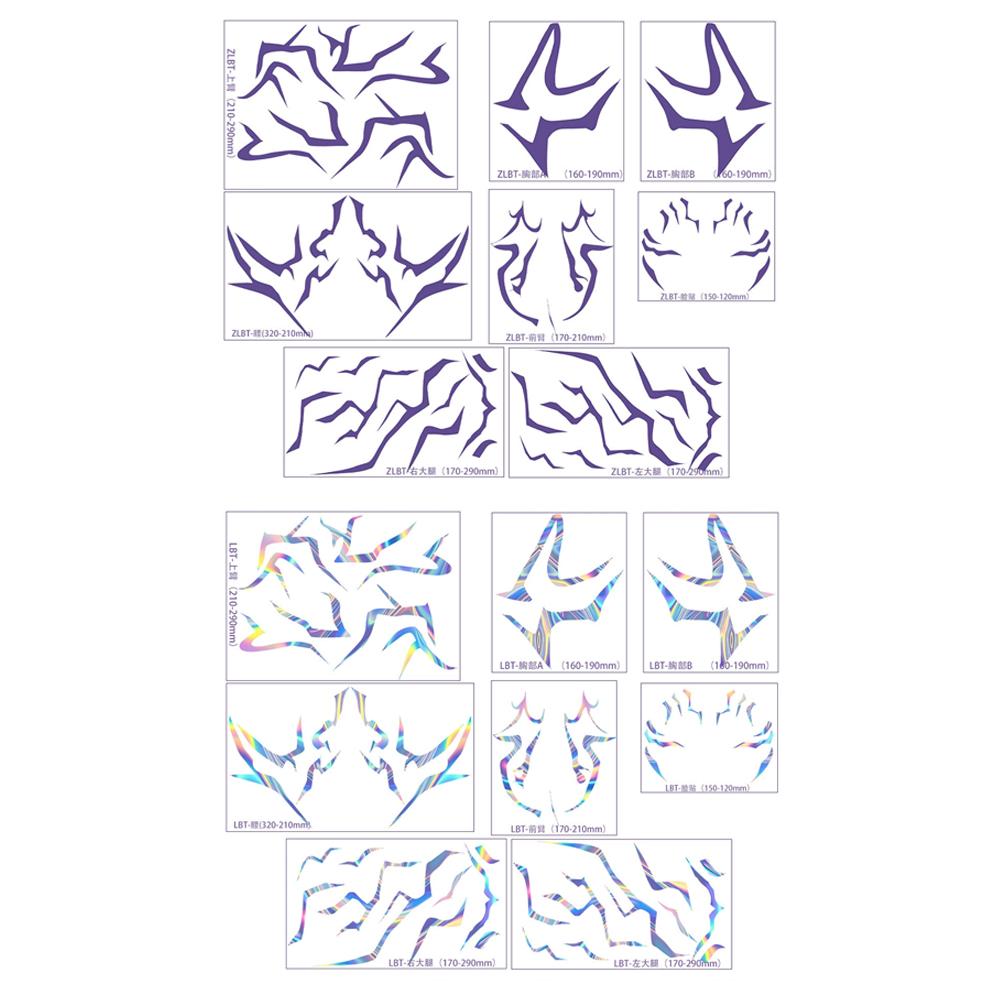 Neue Dämonenjäger Tattoo-Aufkleber, Tattoos Party Dämon Tattoo-Aufkleber Rumi Abziehbilder Partygeschenke Partykostümzubehör