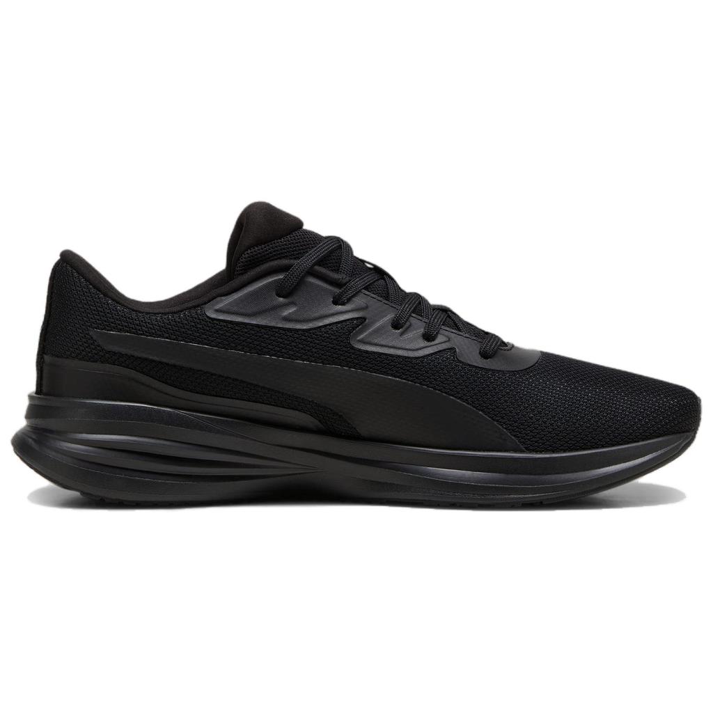 New PUMA Night Runner V3 Anti Slip And Wear Resistant Support Low Top Casual Running Shoes Unisex Black 310040-02