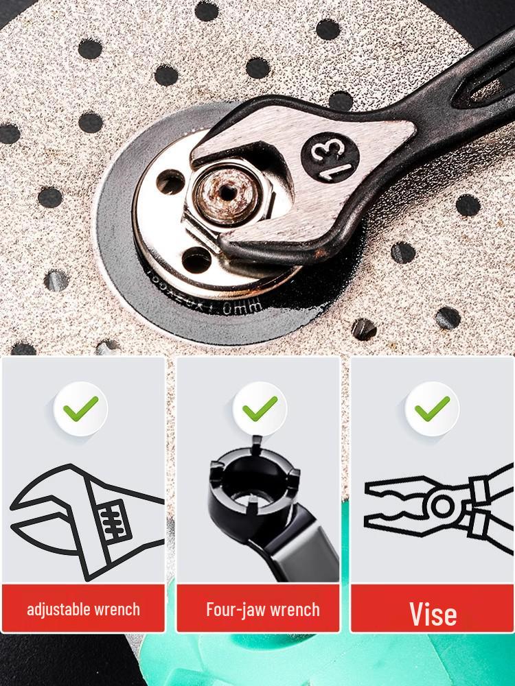 100-Piece Angle Grinder Set: Stainless Steel Hex 4-Hole Plates, Polisher Upper & Lower Nuts, Screws