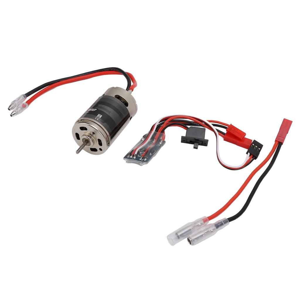 RC Bürstenmotor ESC Set 28T 390 Bürstenmotor mit 30A Bürsten-ESC JST Buchse auf 4.0mm Buchse