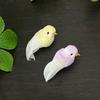 2Pcs Cute Artificial Birds Fake Foam Animal Simulation Feather Birds Models Tit Diy Craft Home Garden Floral Ornament Decoration