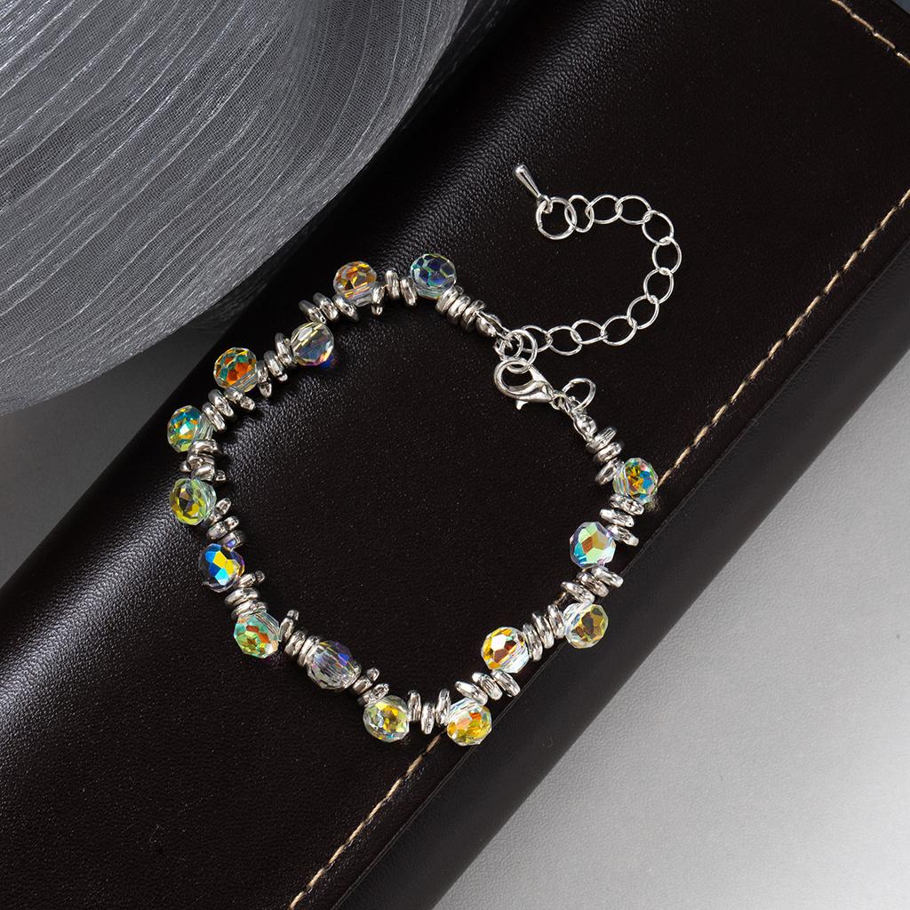 Summer Dream Bead Small Light Bulb Bracelet Women'S Light Luxury Broken Silver Niche Design Bracelet High-End Exquisite Jewelry