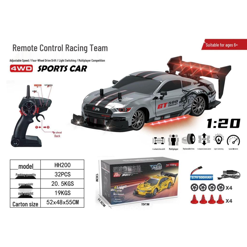 High-Speed RC Drift Car: GTR Competition 4WD Mustang