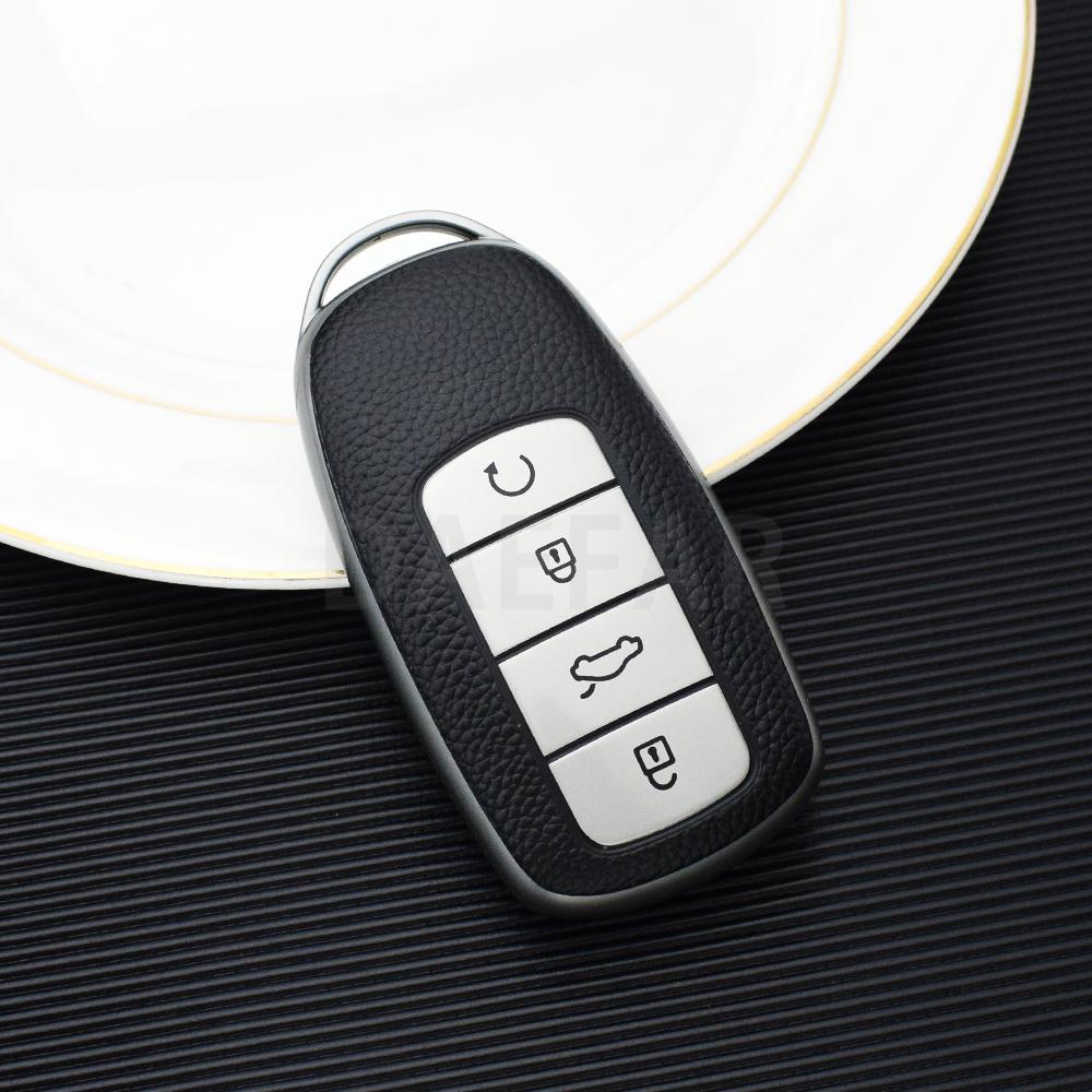 TPU Shell Cover Fob Holder Key Case For Chery Jaecoo J7 7 J8 Omoda 5 C5 Tiggo 8 Arrizo 6 8 Pro Keychain Car Accessories