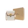 Coach Studio 14 Metal Logo Lock Classic Signature Jacquard Fabric And Leather Phone Bag Women Shoulder Bag Beige Brown CA191-B4UDK