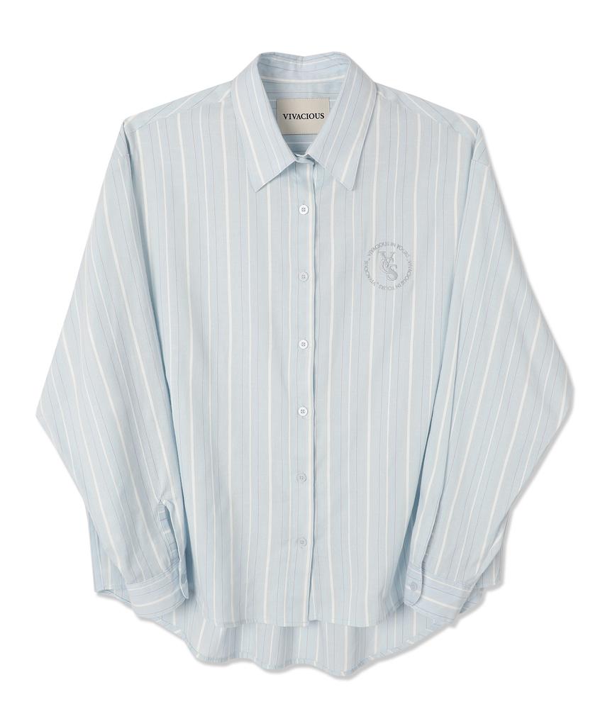 VIVACIOUS Merry Stripe Shirt Pink