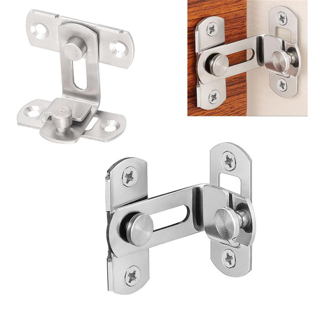 Stainless Steel Door Buckles Locks Heavy Duty Safety Door Lock for Bedroom Drawer Window