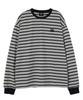 URBANAGE Multi-Stripe Oversized Long Sleeve_Navy