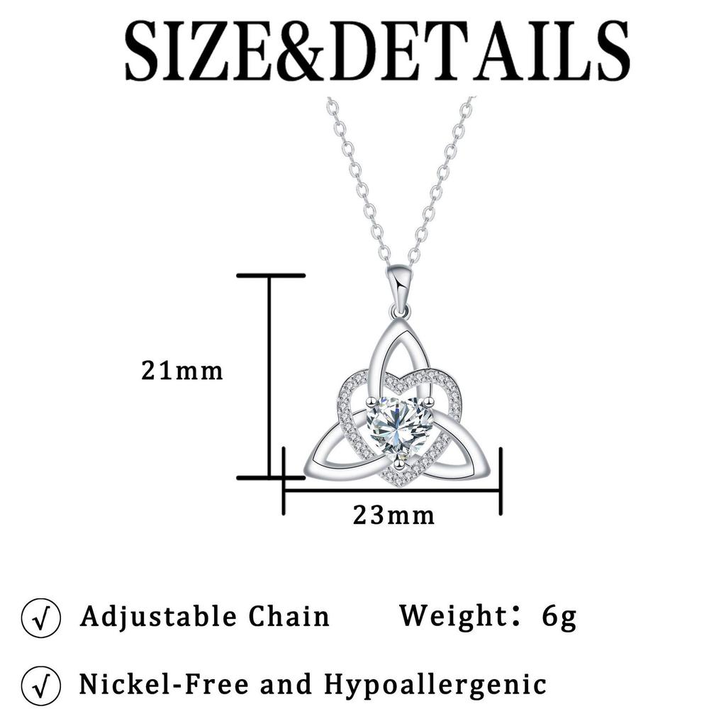 Celtic Knot Pendant: Retro Witch Knot Necklace In European & American Fashion Style