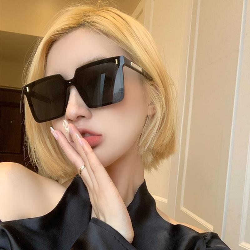 Fashion Big Size Sunglasses Women Square Shape Uv400 Protection Men Sun Glasses Female Sunglass