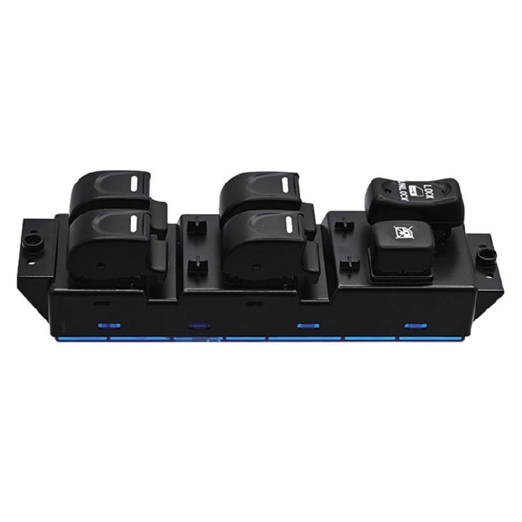 Car Door Window Switches Lift Button Assembly for Great Wall Driver Repair, Part 3746500-K80-0089, Black ABS Housing and Lock Button Panel for Daily
