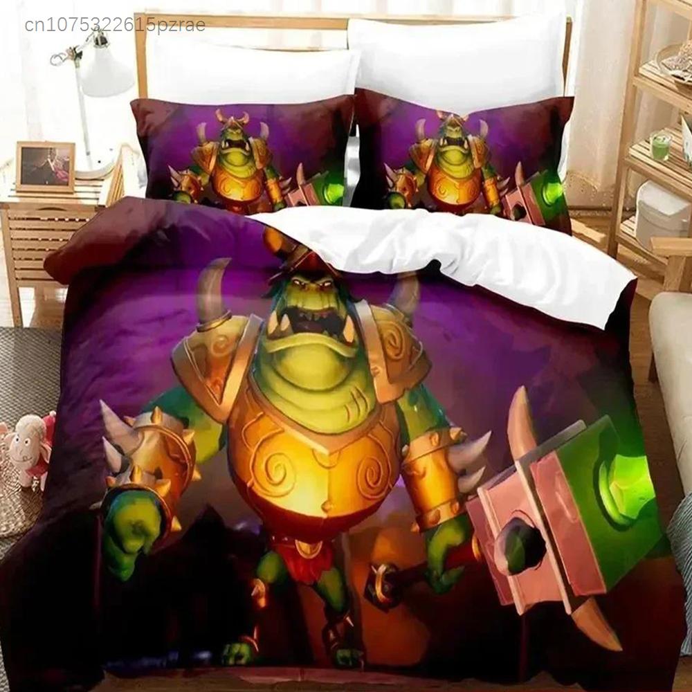 Cartoon Spyro Reignited Trilogy Bedding Set Duvet Cover Bed Set Quilt Cover Pillowcase Comforter King Queen Size Boys Adult