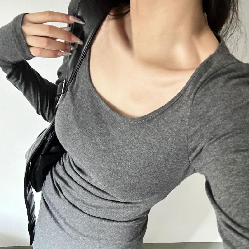 Irregular Y2k Long Dress Women High Waisted  Sleeve Solid Basics Elegant Korean Fashion Streetwear Minimalist Sexy Vintage