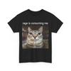 Rage Is Consuming Me Silly Staring Cat Meme T-Shirt