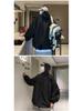 Men's Retro Baseball Jacket: Hooded, Loose-Fit, Casual, Solid Color for Spring/Autumn