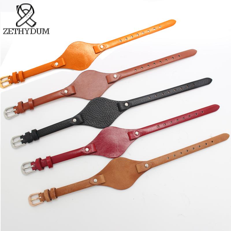 Echt lederen horlogeband 8 mm Kleine maat horlogeband voor Fossil ES4119 ES4176 ES3262 3077 horlogebanden polshorloges band met mat