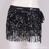 Halloween Belly Dance Hip Scarf Performance Sequin Tassel Waist Chain Bohemia Waist Scarf Sexy One Piece Skirt