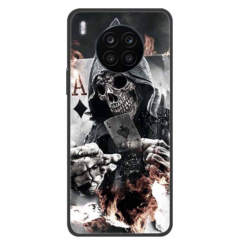 For Huawei Nova 8i Case Shockproof Soft silicone TPU Back Cover For Huawei Nova 8i Phone Cases Nova8i Nova 8 i 2021 Cute Cartoon