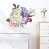 Peony Flower Wall Stickers Wall Decals Romantic Flowers Home Decor For Bedroom Living Room Entrance