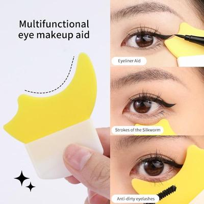 Strumento per Eyeliner, Ombretto Ciglia Aiuti per il Trucco in Silicone