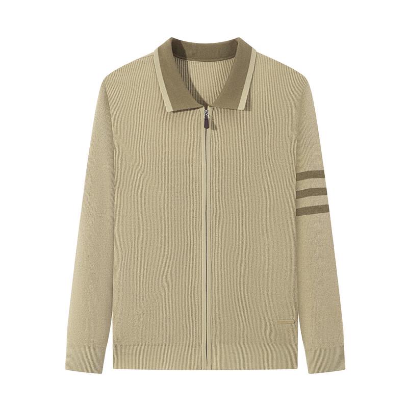 Seven Men's Wool Blend Lapel Cardigan Sweater