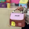 Canvas Cartoon Style Makeup Bag With Large Capacity Waterproof For Travel And Daily Use
