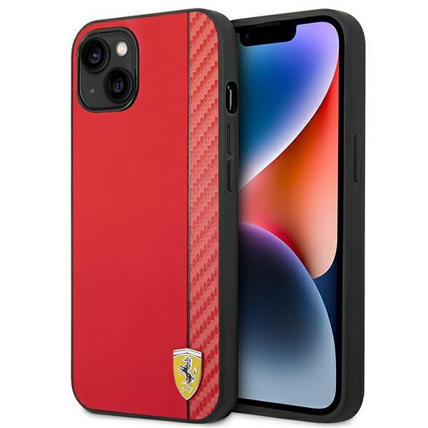 Ferrari Fehcp14Maxre Iphone 14 Plus / 15Plus 6.7 Czerwony/Red Hardcase Carbon