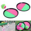 1 Set  Kids Sucker Sticky Ball Toy Catch Ball Game Set Throw And Catch Parent-Child Interactive Outdoor Sports Toys
