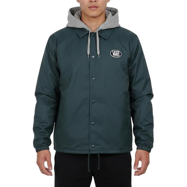 Vans Torrey Hooded Coaches Fashion Comfortable Long Sleeve Jacket Men jackets VN000T6RFRJ L