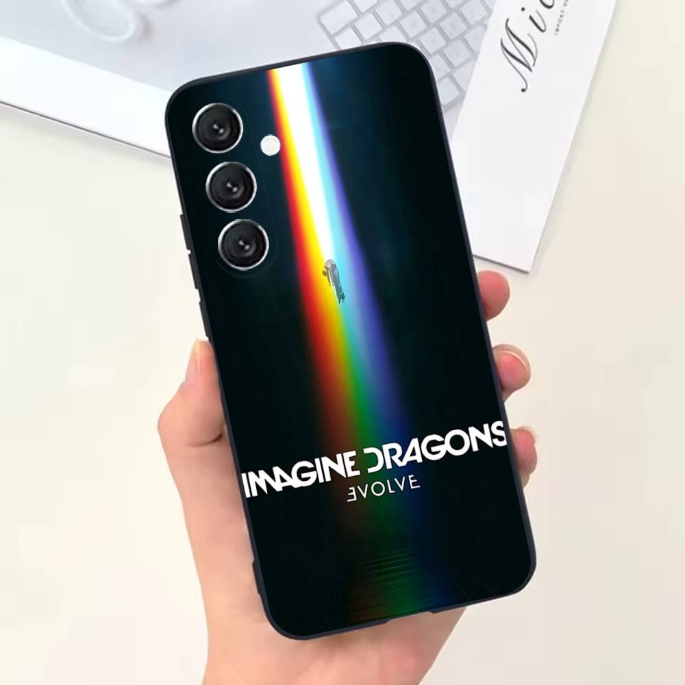 I-Imagine Dragons Loom Band Phone Case For Samsung Galaxy A13,A21s,A22,A31,A32,A52,A53,A71,A80,Soft Black Shell