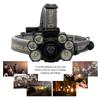 USB Rechargeable 7LED High Bright Headlight Head Torch Lamp for Outdoor Camping Fishing