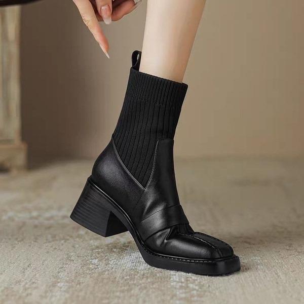 

Модные ботинки Лолита Зимняя обувь для женщин Роскошные дизайнерские клоги Ботинки на платформе-Женские Австралия Круглый носок Плоский каблук 2025 Мода Осень 35