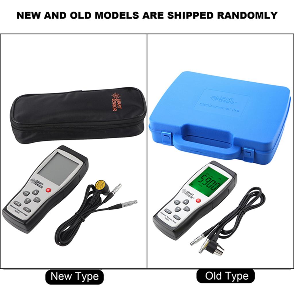 SMART SENSOR Digital Ultrasonic Thickness Gauge Sound Velocity Meter Metal Depth Tester AS840 Digital Thickness Gauge